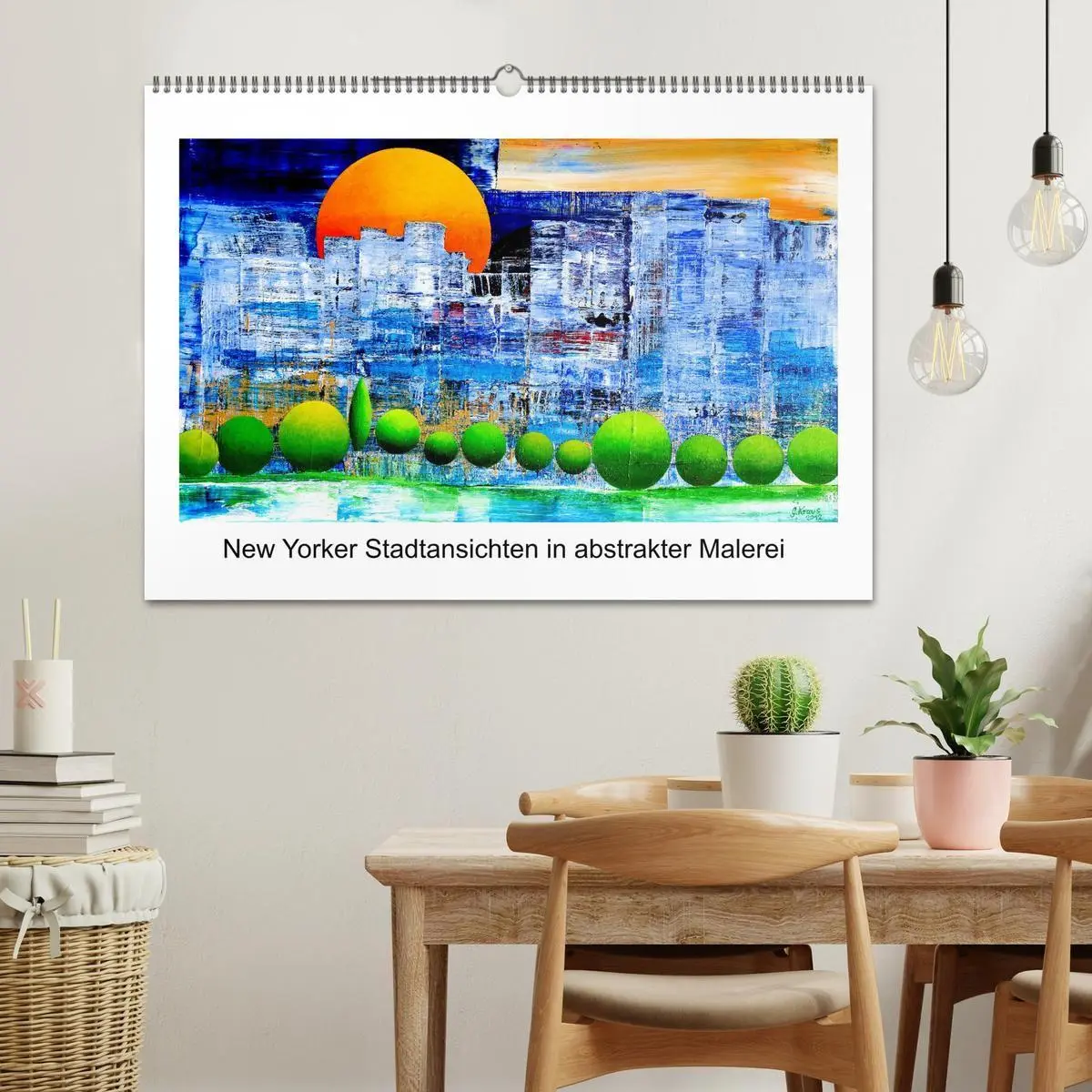 Bild: 9783569866683 | New Yorker Stadtansichten in abstrakter Malerei (Wandkalender 2027...