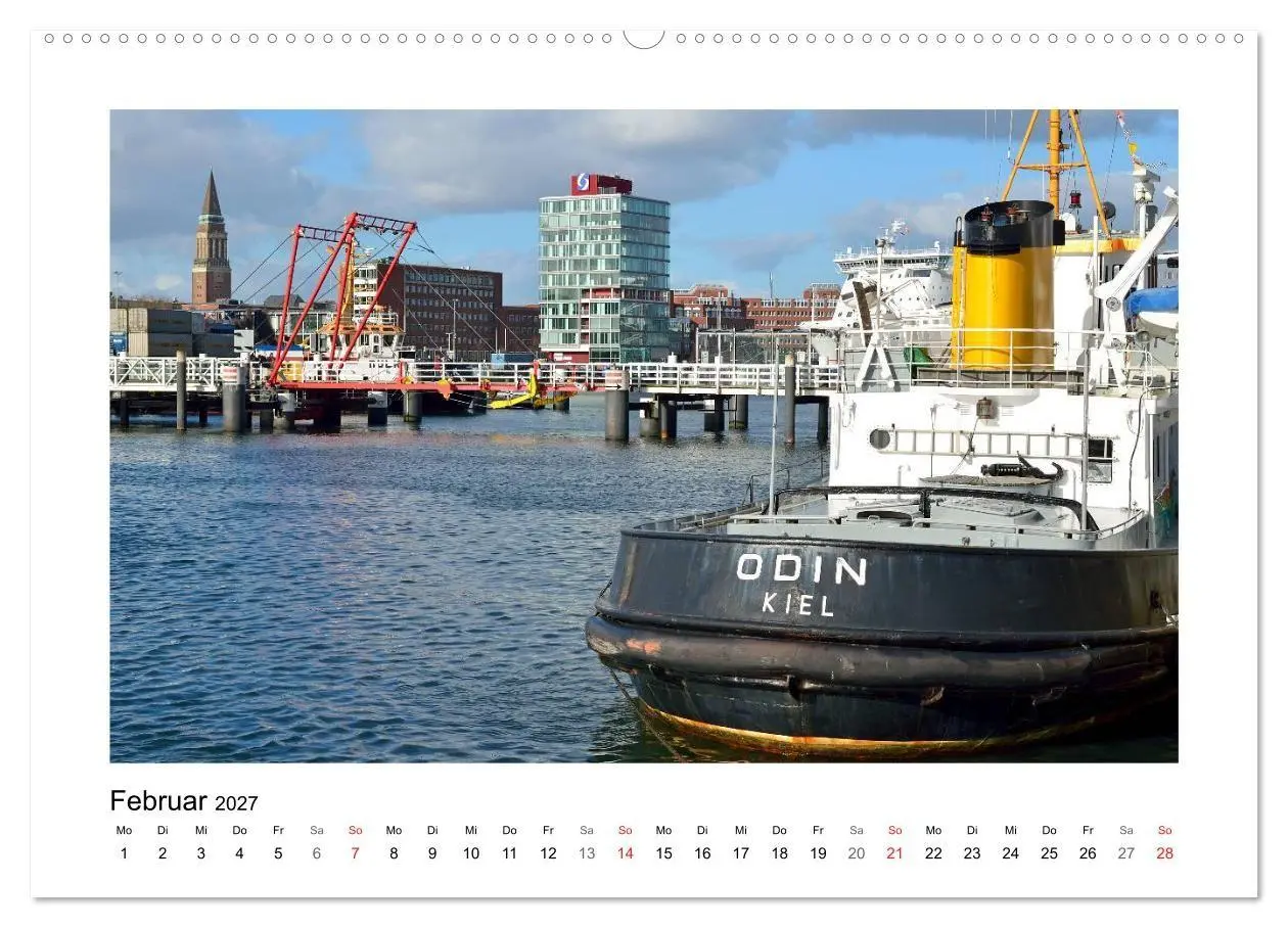 Bild: 9783594206683 | Kiel und Umland (hochwertiger Premium Wandkalender 2027 DIN A2...
