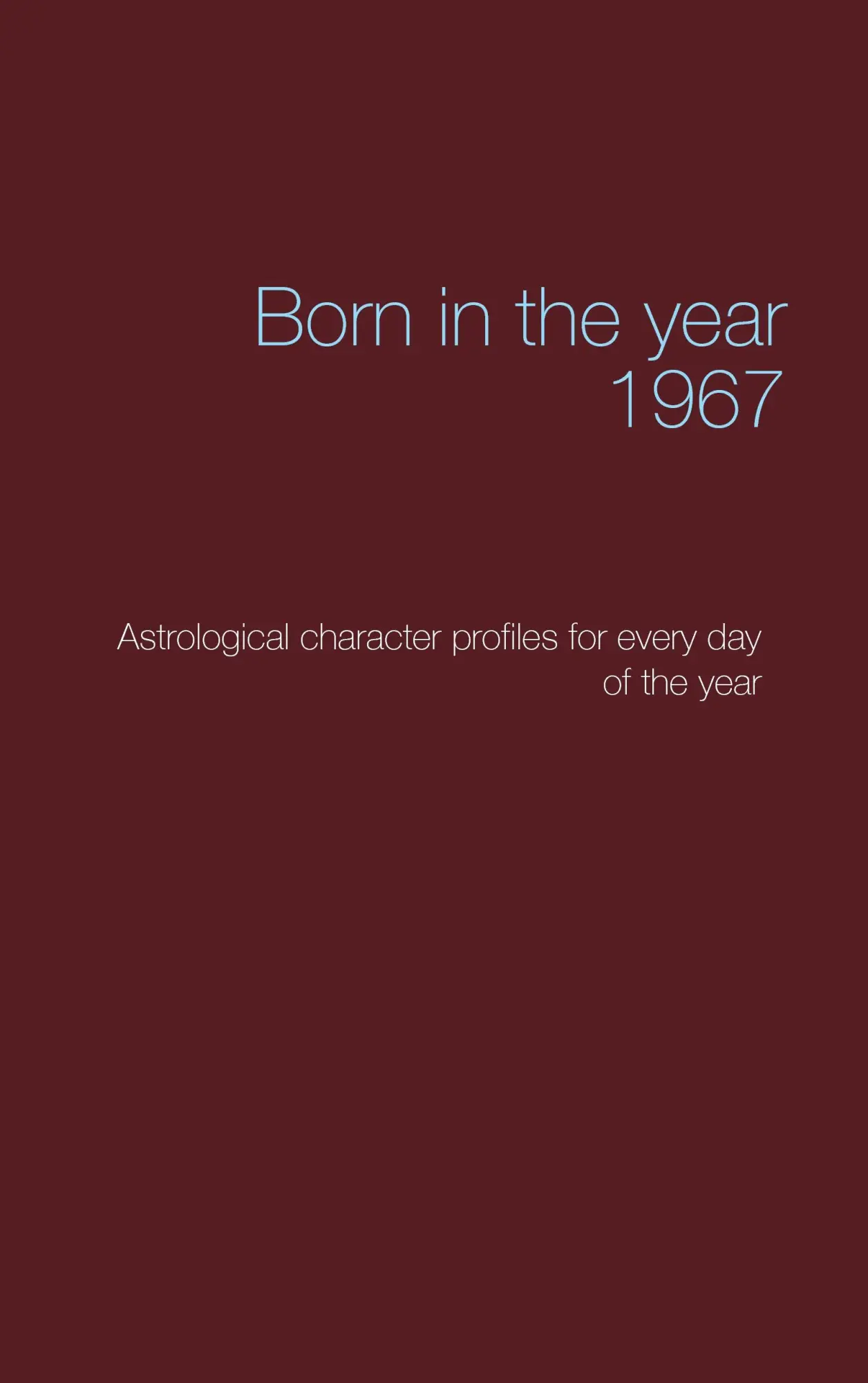 Cover: 9783744856683 | Born in the year 1967 | Christoph Däppen | Taschenbuch | 132 S. | 2017