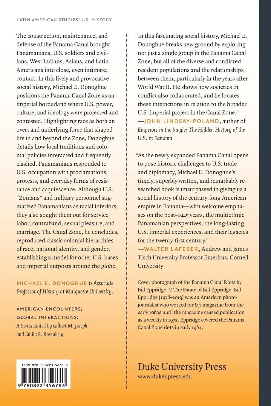 Rückseite: 9780822356783 | Borderland on the Isthmus | Michael E. Donoghue | Taschenbuch | 2014