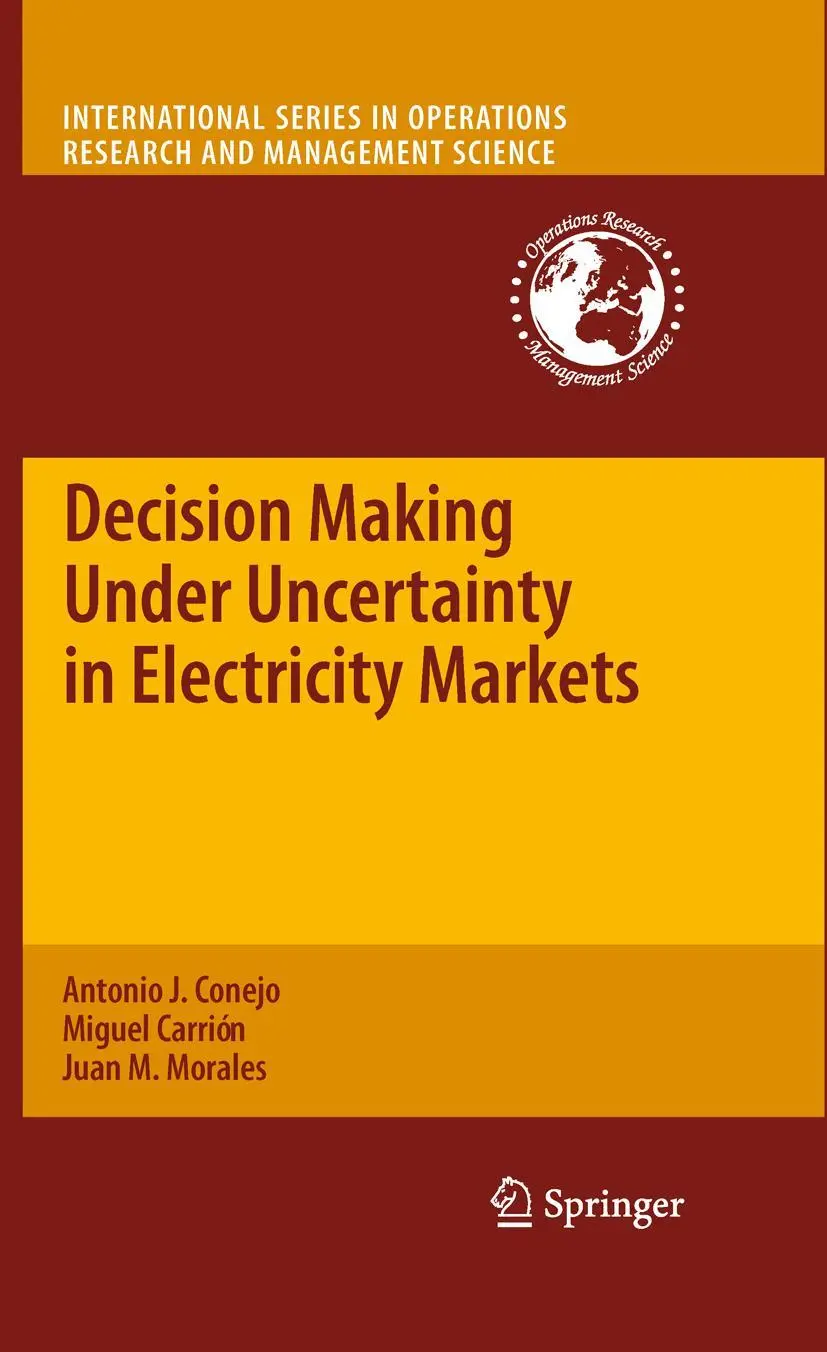 Cover: 9781461426783 | Decision Making Under Uncertainty in Electricity Markets | Taschenbuch