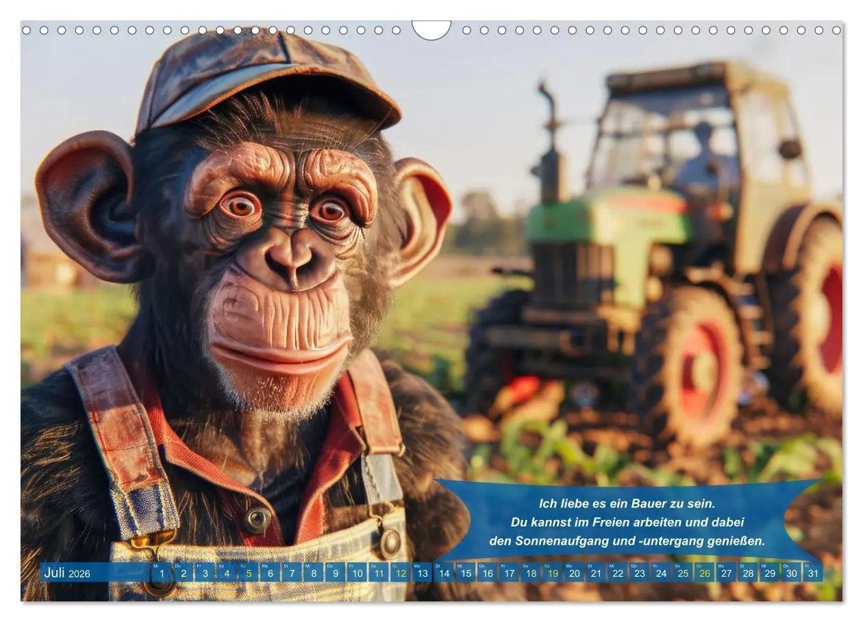 Bild: 9783457366783 | Der tierisch lustige Bauern-Kalender (Wandkalender 2026 DIN A3...