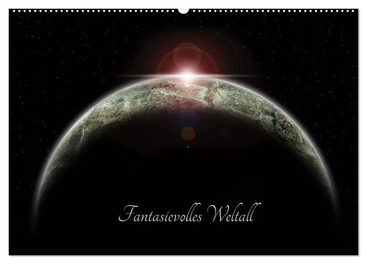 Cover: 9783457986783 | Fantasievolles Weltall (Wandkalender 2026 DIN A2 quer), CALVENDO...