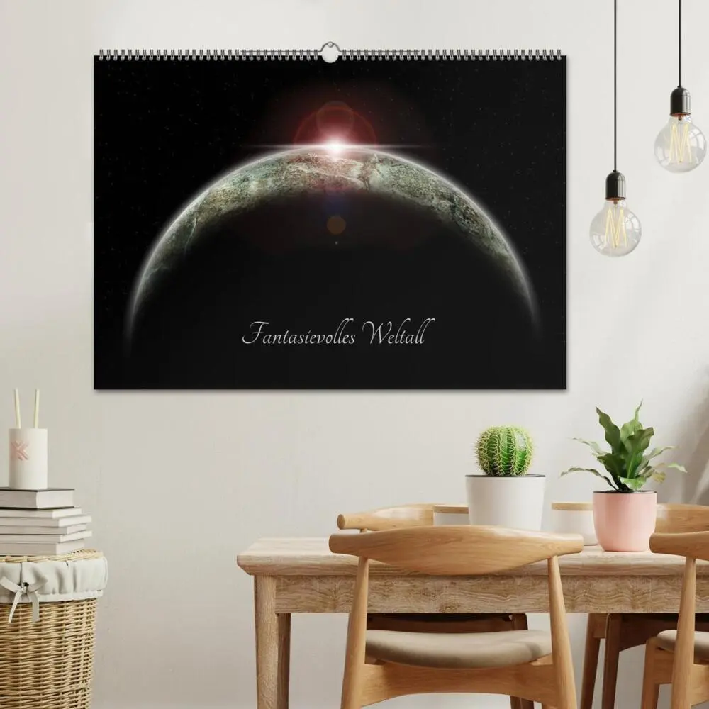 Bild: 9783457986783 | Fantasievolles Weltall (Wandkalender 2026 DIN A2 quer), CALVENDO...