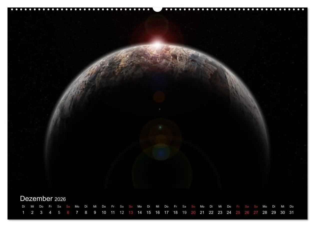 Bild: 9783457986783 | Fantasievolles Weltall (Wandkalender 2026 DIN A2 quer), CALVENDO...