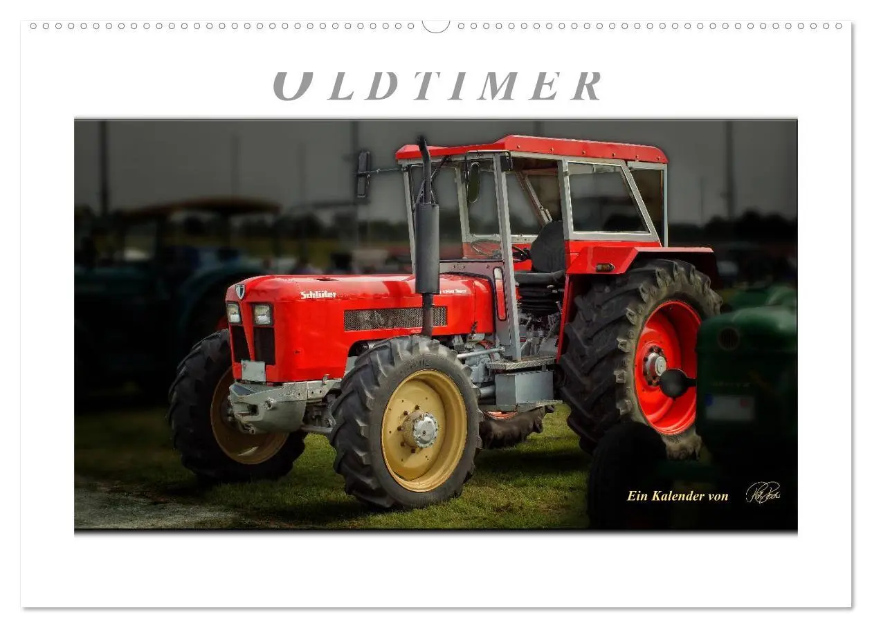 Cover: 9783516076783 | Oldtimer - Traktor Liebe (Wandkalender 2026 DIN A2 quer), CALVENDO...
