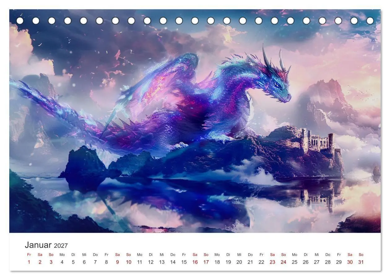Bild: 9783569166783 | Das Jahr der Drachen (Tischkalender 2027 DIN A5 quer), CALVENDO...