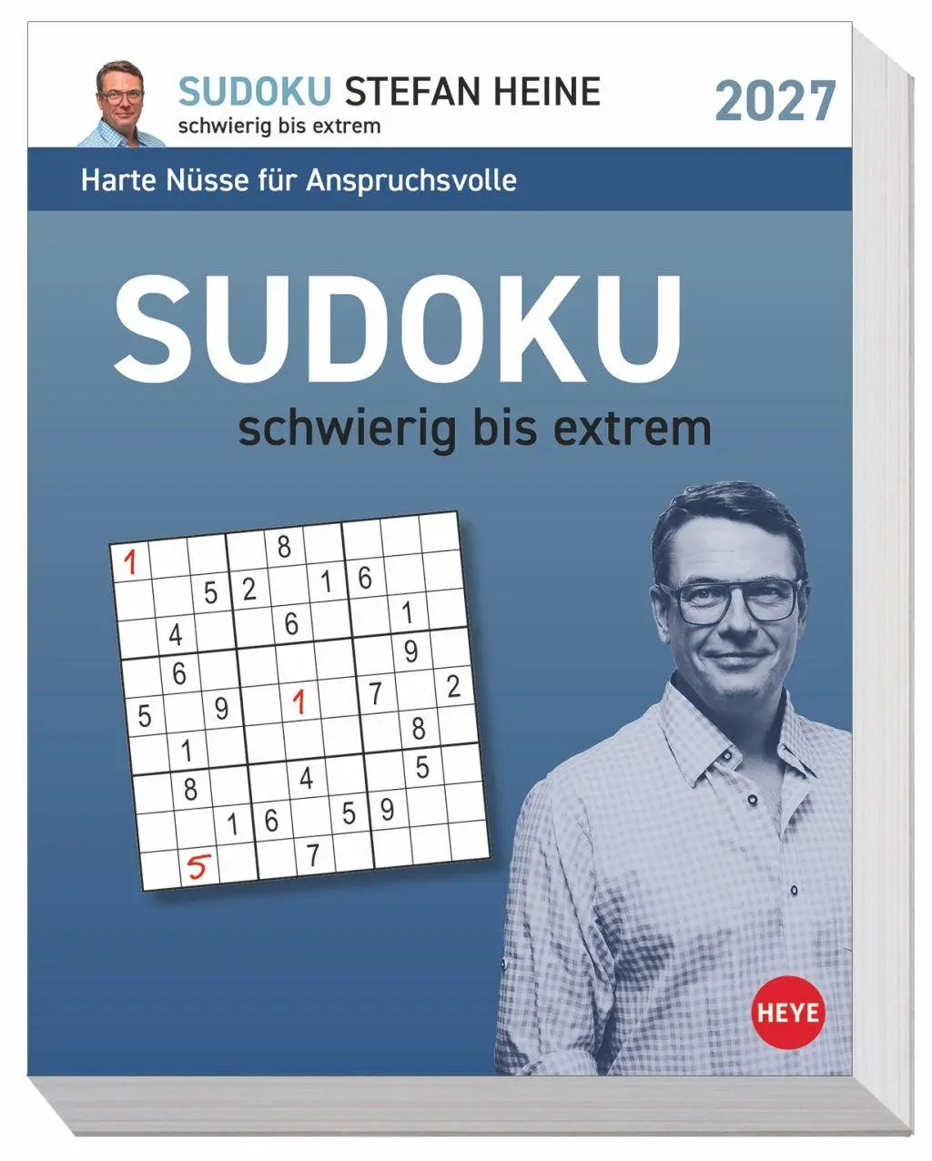 Cover: 9783756416783 | Stefan Heine Sudoku schwierig bis extrem Tagesabreißkalender 2027