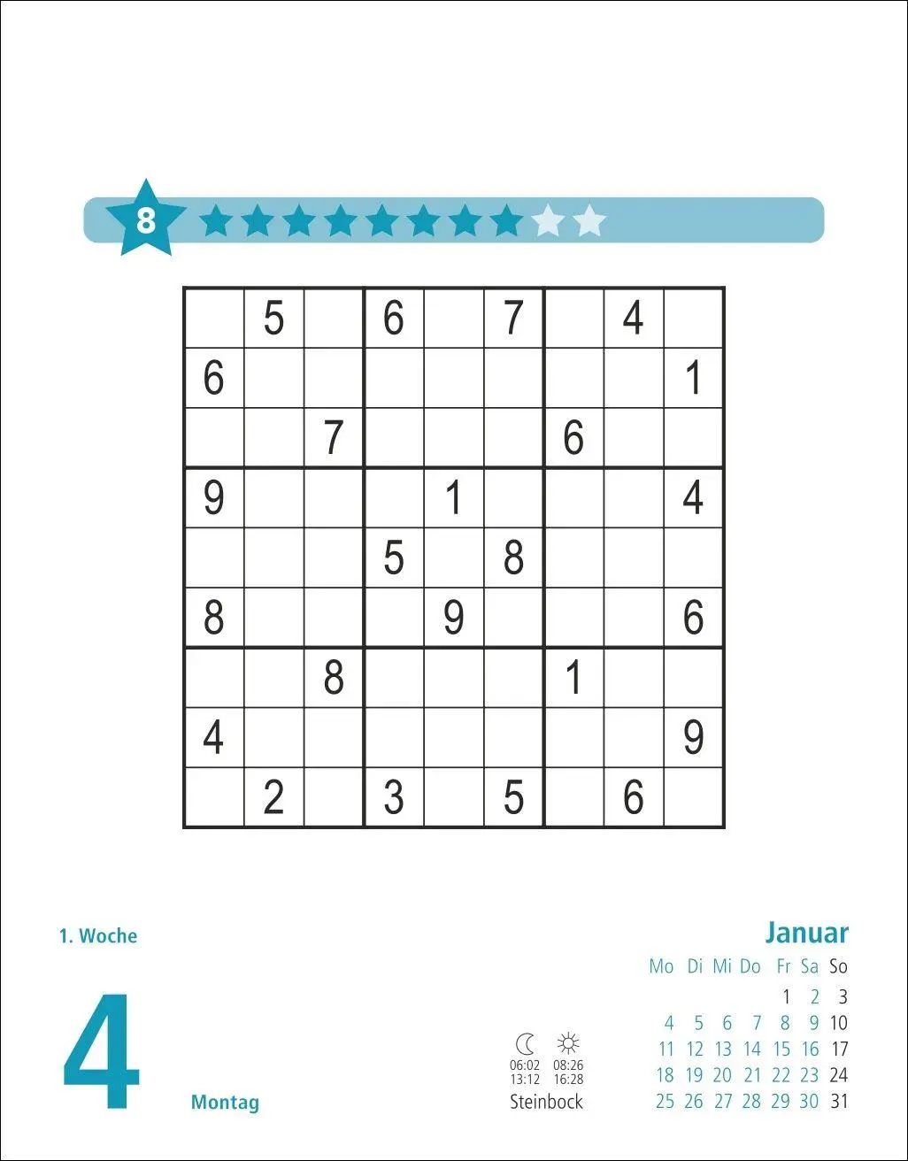 Bild: 9783756416783 | Stefan Heine Sudoku schwierig bis extrem Tagesabreißkalender 2027