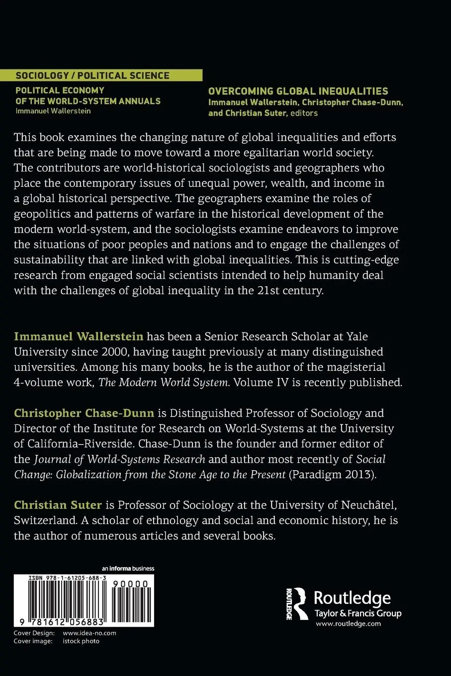Rückseite: 9781612056883 | Overcoming Global Inequalities | Immanuel Wallerstein (u. a.) | Buch