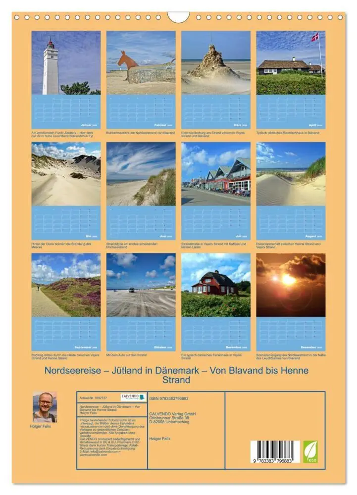 Bild: 9783383796883 | Nordseereise - Jütland in Dänemark - Von Blavand bis Henne Strand...