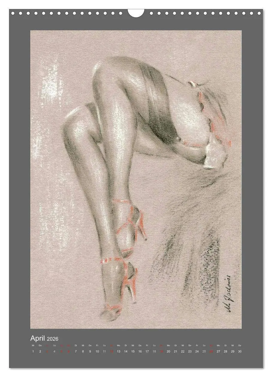 Bild: 9783516446883 | Erotische Malerei - Akt und Dessous (Wandkalender 2026 DIN A3...