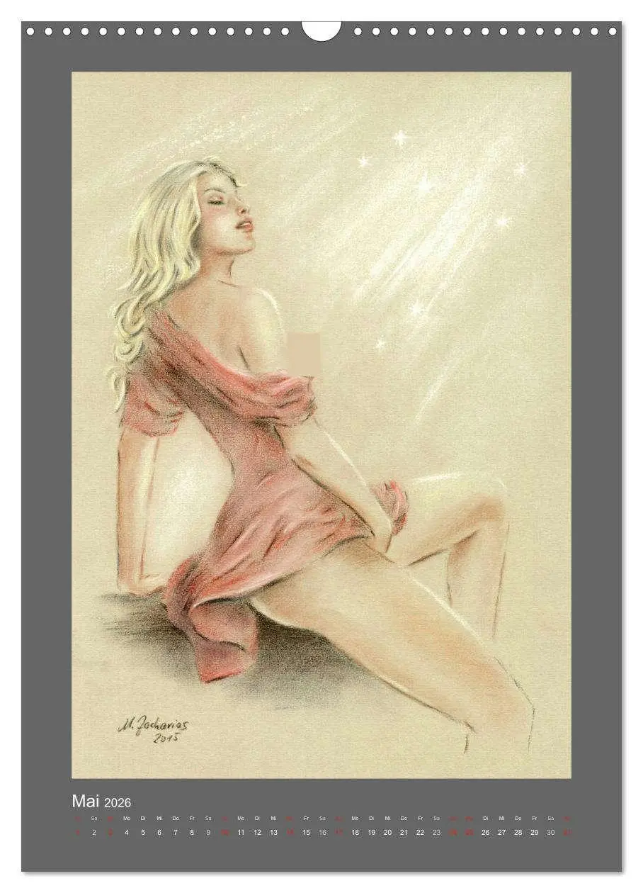 Bild: 9783516446883 | Erotische Malerei - Akt und Dessous (Wandkalender 2026 DIN A3...