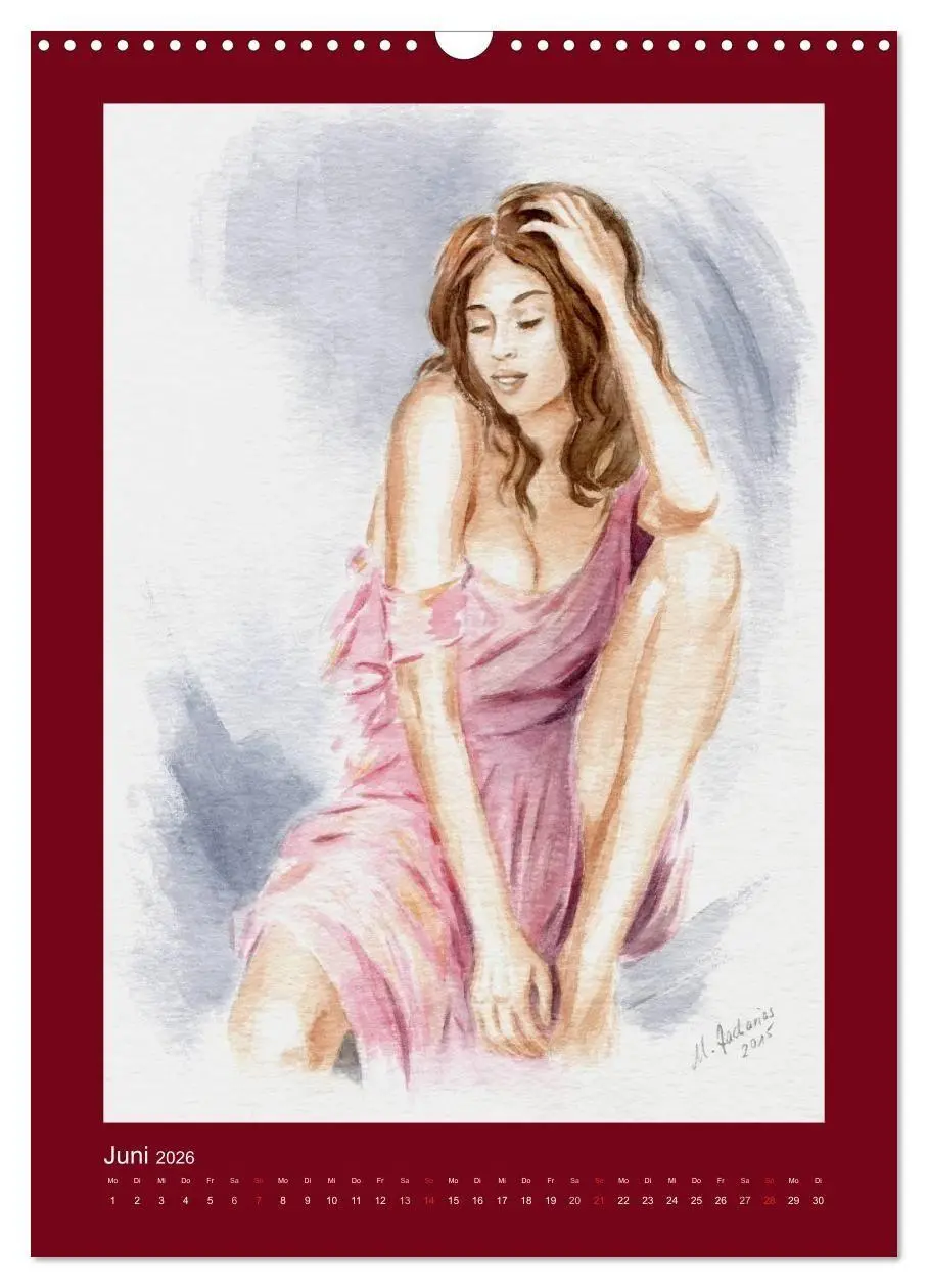 Bild: 9783516446883 | Erotische Malerei - Akt und Dessous (Wandkalender 2026 DIN A3...