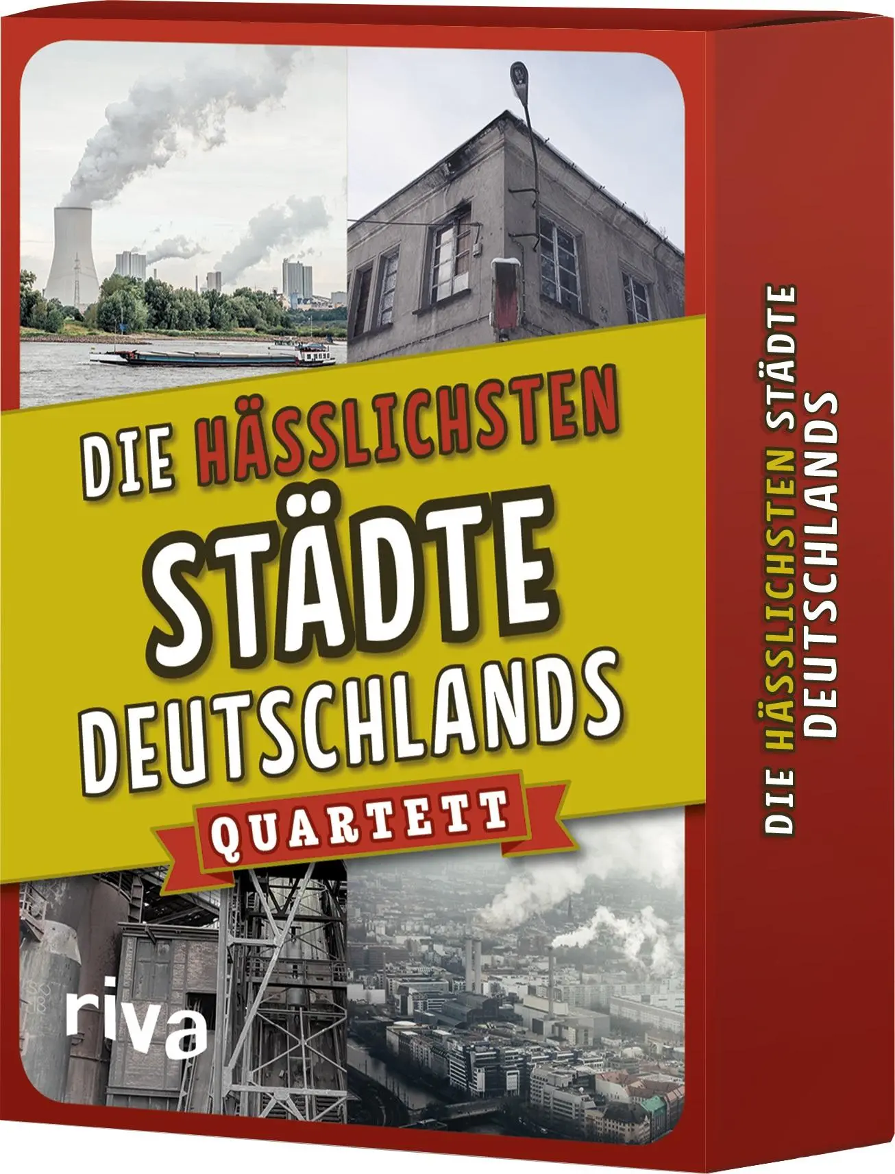 Cover: 9783742306883 | Die hässlichsten Städte Deutschlands - Quartett | Spiel | Schachtel