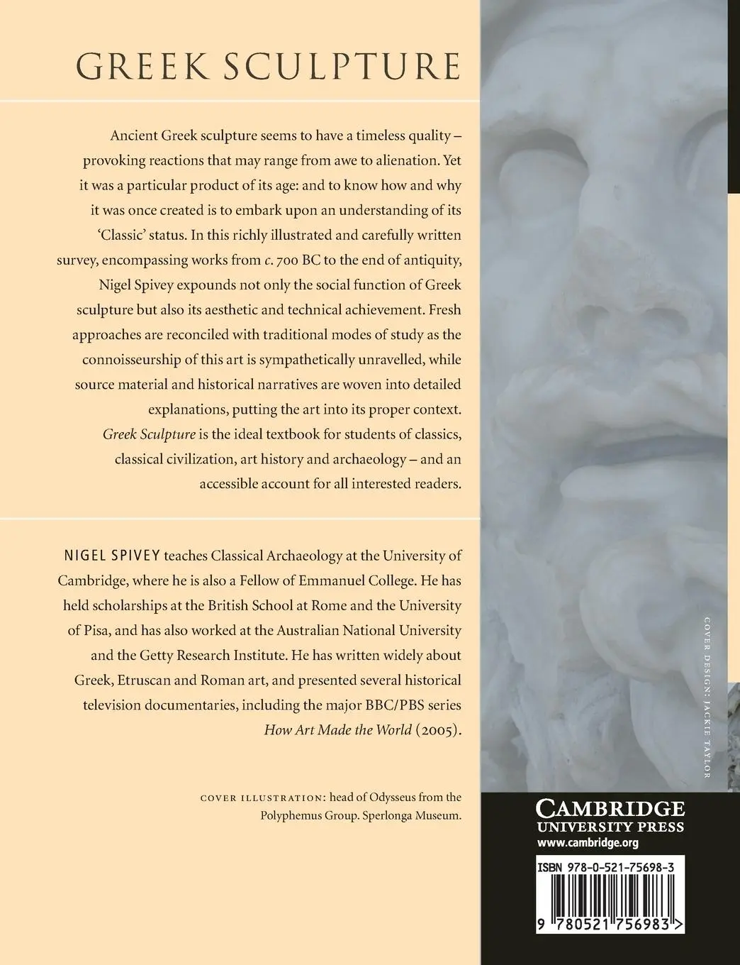 Rückseite: 9780521756983 | Greek Sculpture | Nigel Spivey | Taschenbuch | Kartoniert / Broschiert