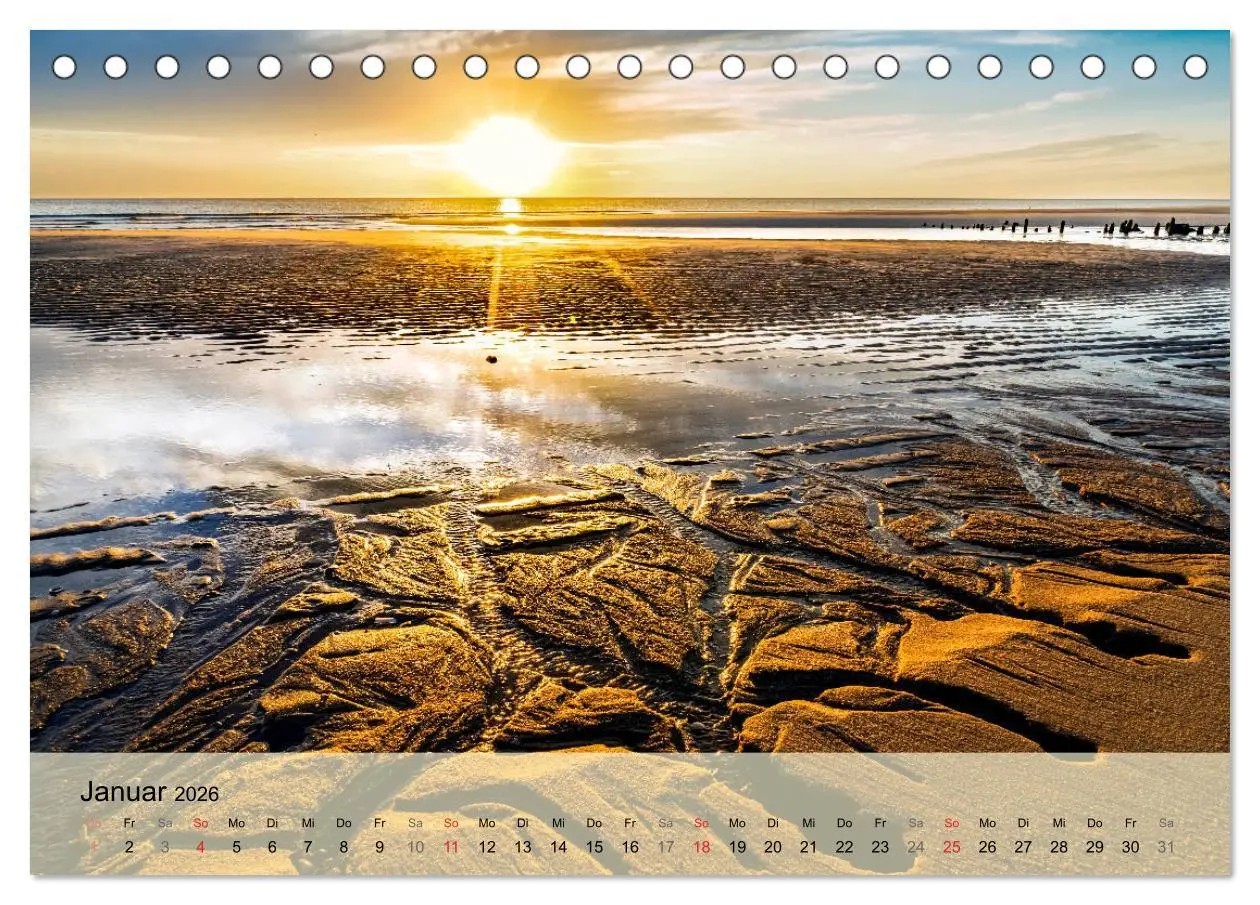 Bild: 9783457966983 | Nordsee - Traum (Tischkalender 2026 DIN A5 quer), CALVENDO...