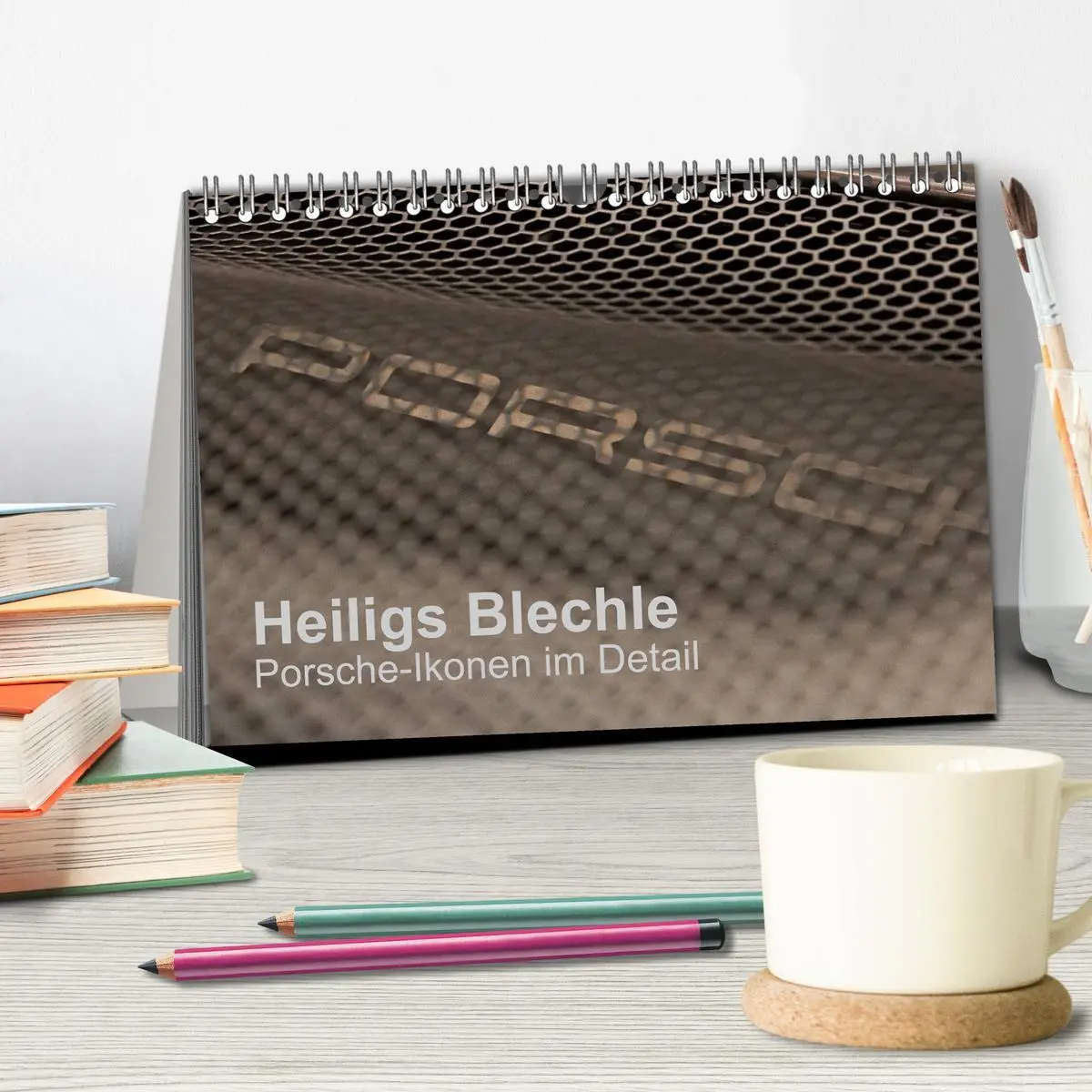 Bild: 9783516056983 | Heiligs Blechle - Porsche-Ikonen im Detail (Tischkalender 2026 DIN...