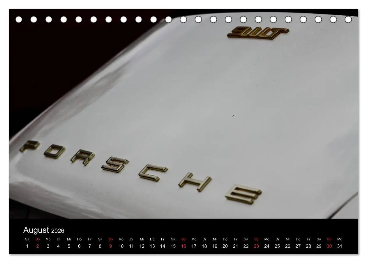 Bild: 9783516056983 | Heiligs Blechle - Porsche-Ikonen im Detail (Tischkalender 2026 DIN...