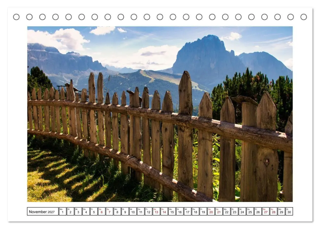 Bild: 9783516816983 | Über dem Grödnertal (Tischkalender 2027 DIN A5 quer), CALVENDO...