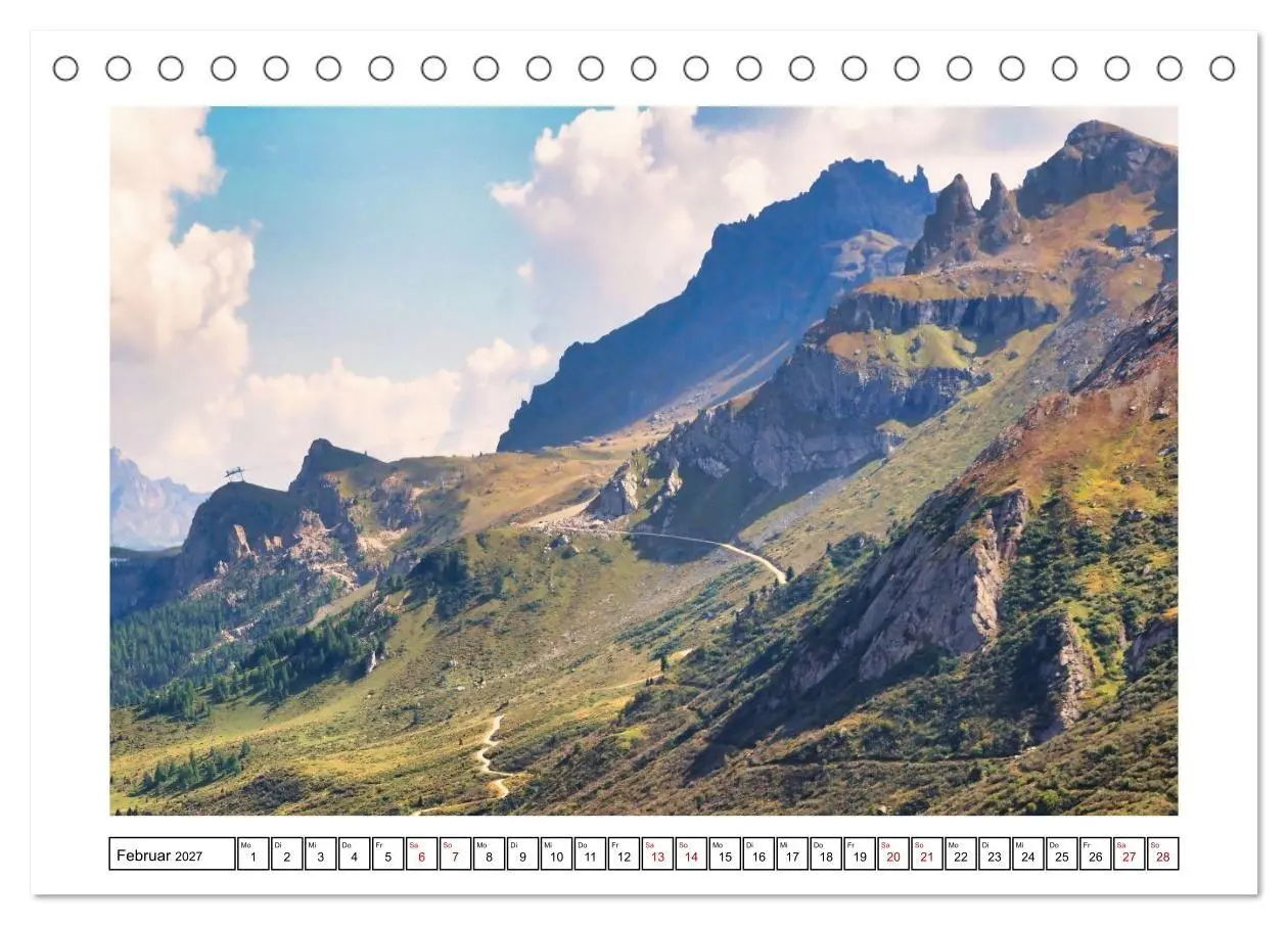 Bild: 9783516816983 | Über dem Grödnertal (Tischkalender 2027 DIN A5 quer), CALVENDO...