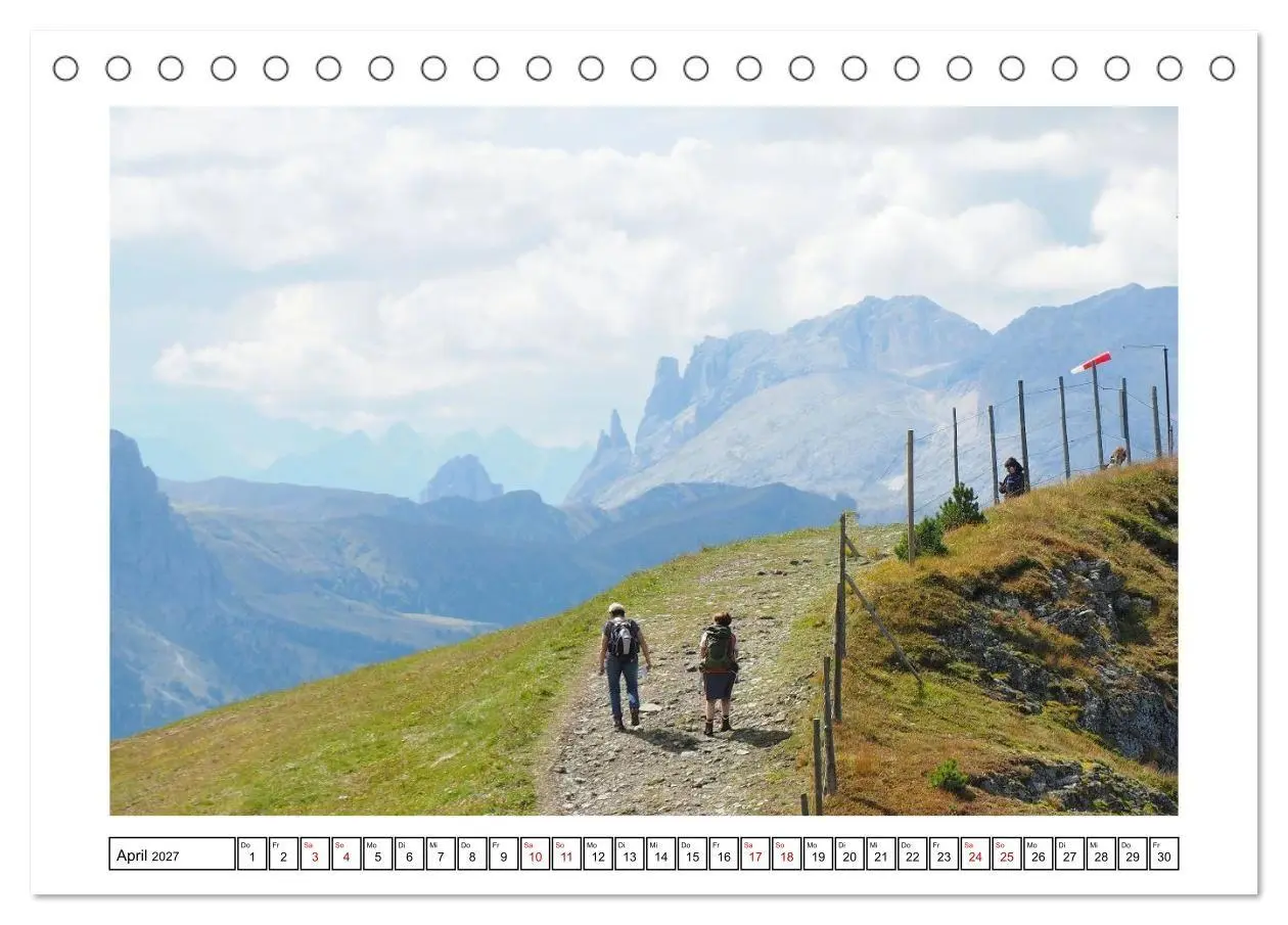 Bild: 9783516816983 | Über dem Grödnertal (Tischkalender 2027 DIN A5 quer), CALVENDO...