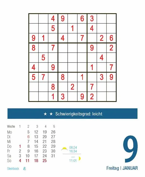 Bild: 9783731886983 | Sudoku 2026 | Verlag Korsch | Kalender | 328 S. | Deutsch | 2026