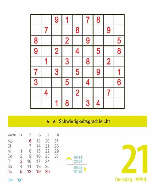 Bild: 9783731886983 | Sudoku 2026 | Verlag Korsch | Kalender | 328 S. | Deutsch | 2026