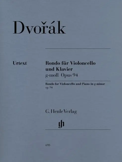 Cover: 9790201806983 | Rondo Fur Violoncello Und Klavier Op. 94 | Antonin Dvorak | Buch