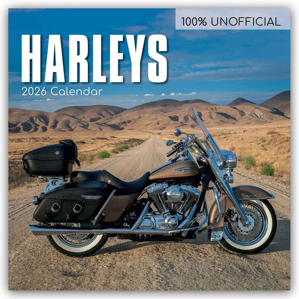 Cover: 9781836227083 | Harleys - Harley Davidson 2026 - 16-Monatskalender | Ltd | Kalender