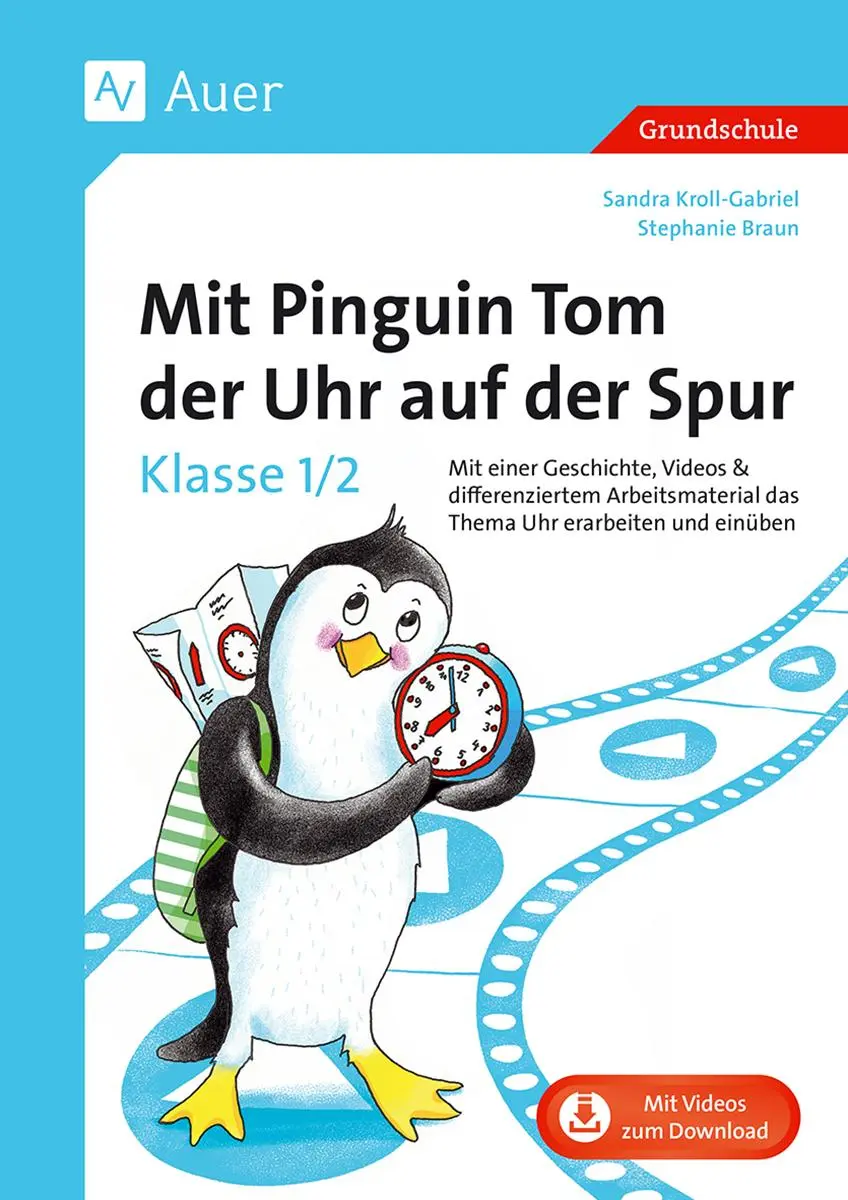Cover: 9783403087083 | Mit Pinguin Tom der Uhr auf der Spur - Klasse 1/2 | Bundle | E-Bundle