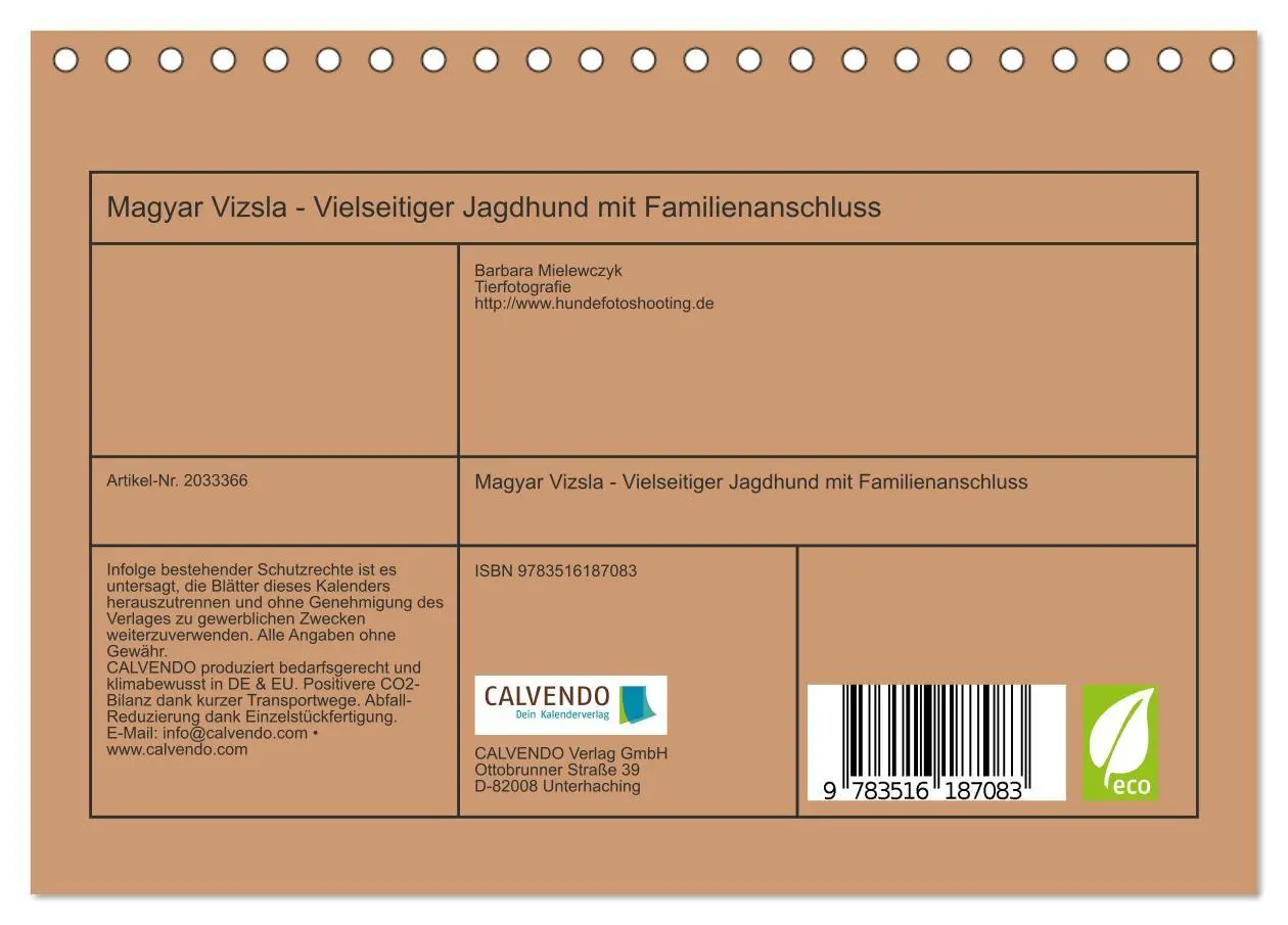 Bild: 9783516187083 | Magyar Vizsla - Vielseitiger Jagdhund mit Familienanschluss...