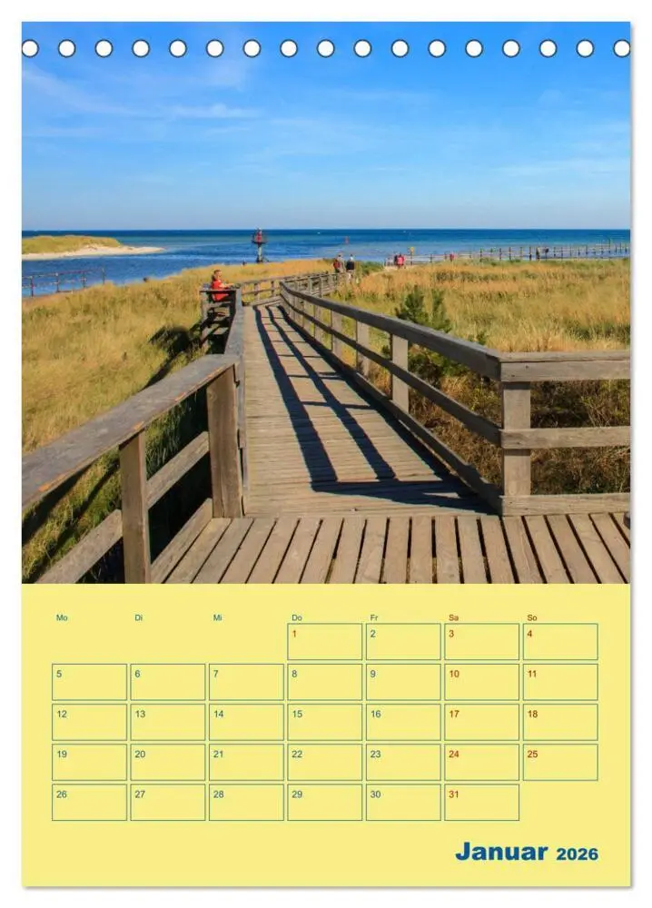 Bild: 9783516327083 | Sehnsuchtsort Fischland-Darß-Zingst (Tischkalender 2026 DIN A5...