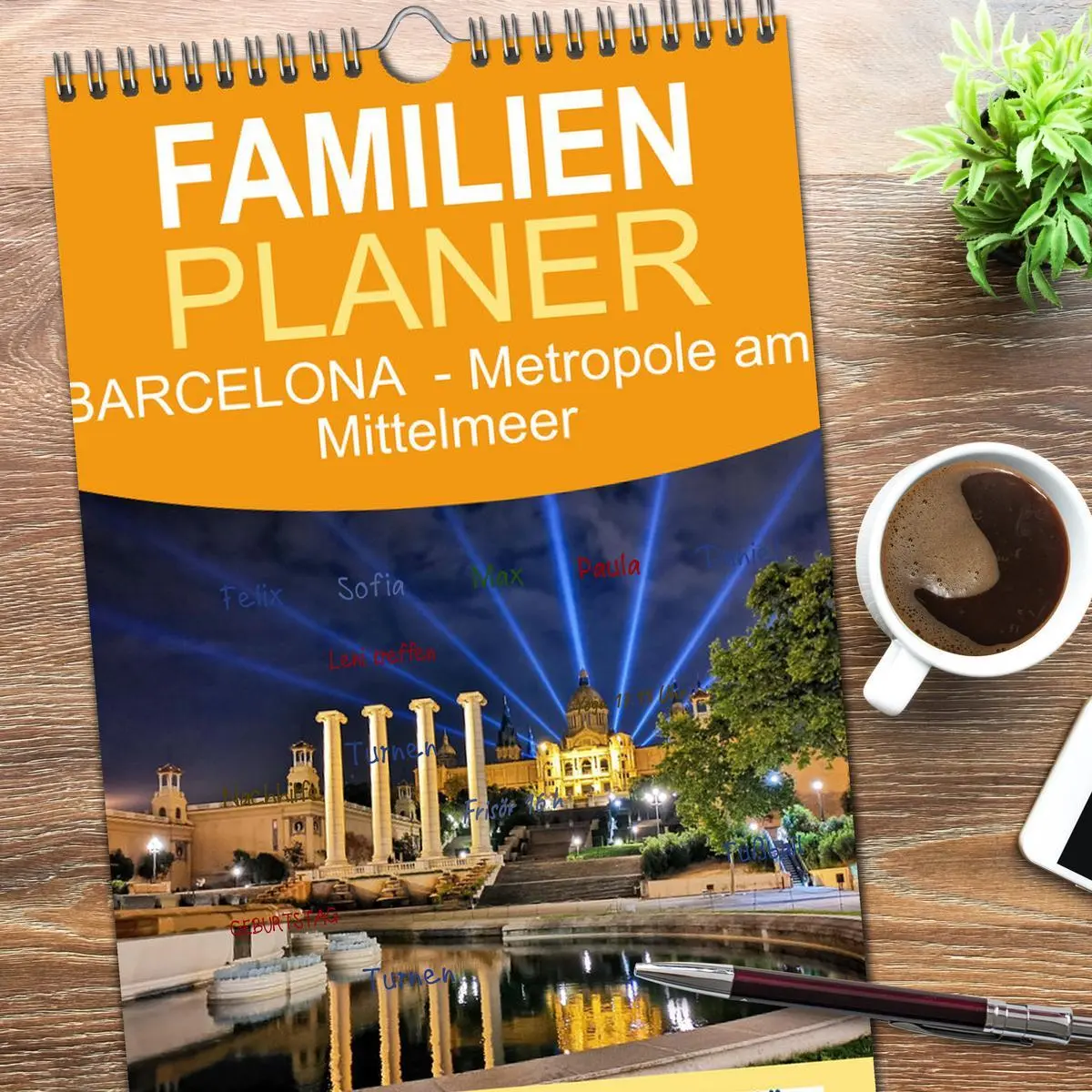 Bild: 9783516497083 | Familienplaner 2026 - BARCELONA - Metropole am Mittelmeer mit 5...