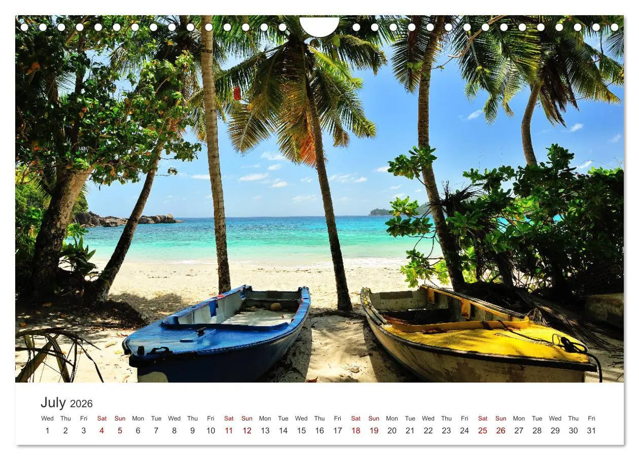 Bild: 9783516567083 | Dreamy Beaches of the Seychelles (Wall Calendar 2026 DIN A4...
