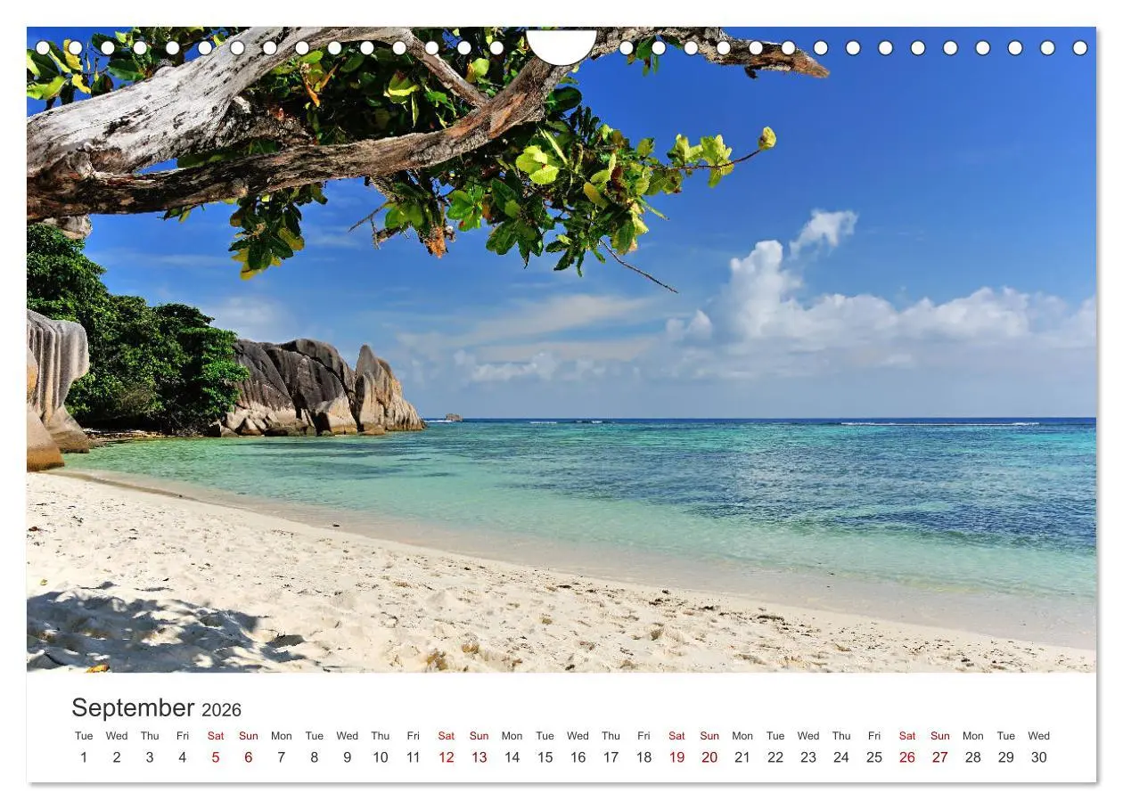 Bild: 9783516567083 | Dreamy Beaches of the Seychelles (Wall Calendar 2026 DIN A4...