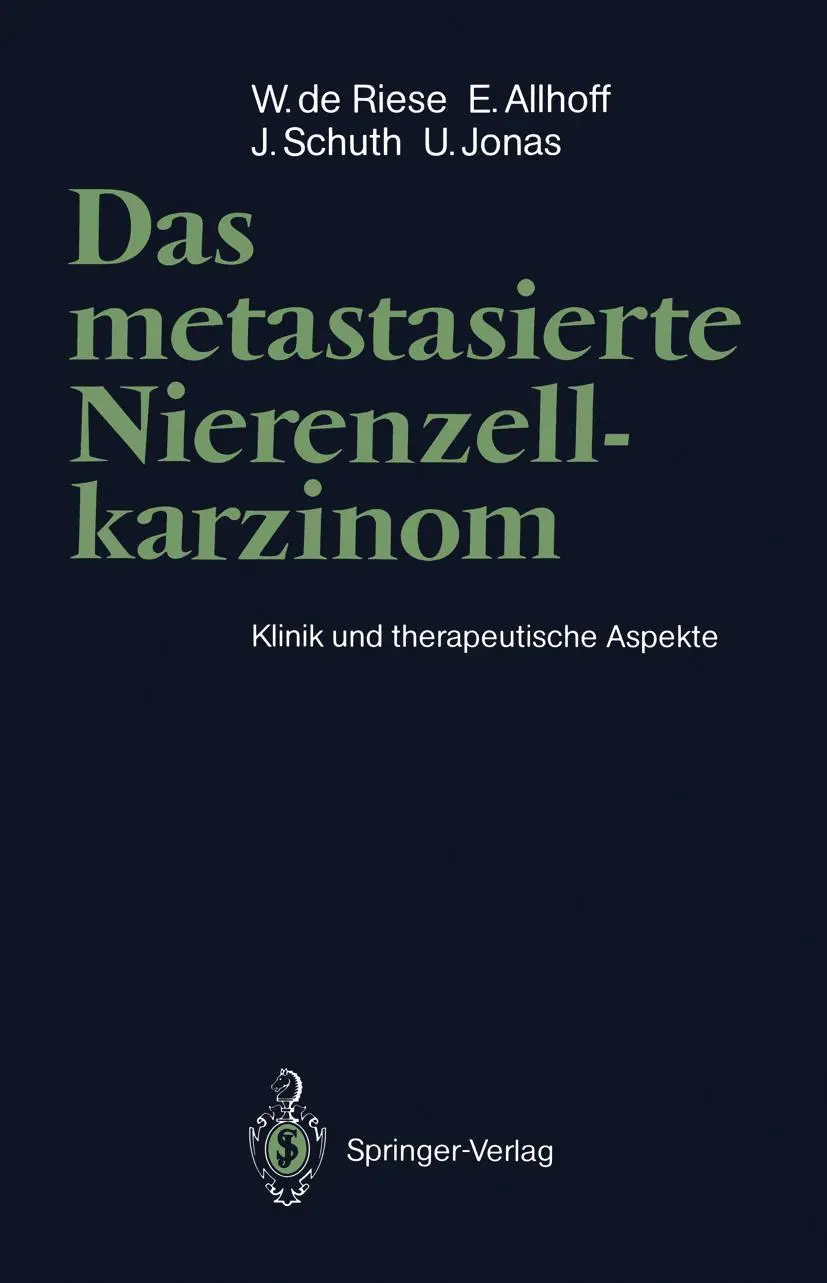 Cover: 9783540537083 | Das metastasierte Nierenzellkarzinom | Ernst Allhoff (u. a.) | Buch