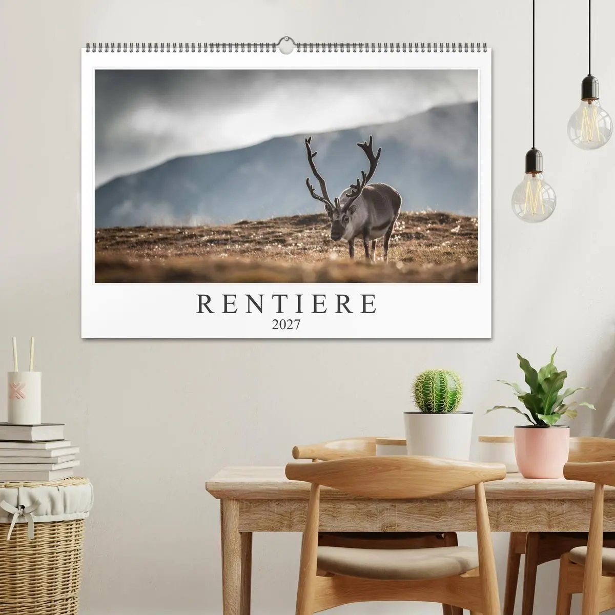 Bild: 9783569727083 | Rentiere (Wandkalender 2027 DIN A2 quer), CALVENDO Monatskalender