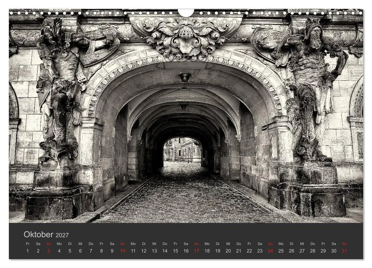 Bild: 9783594167083 | Dresden Schwarz Weiss 2027 (Wandkalender 2027 DIN A3 quer),...