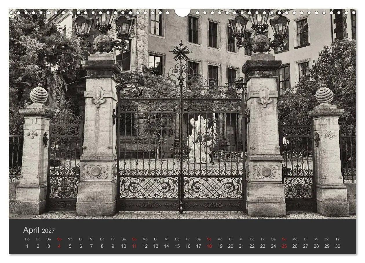 Bild: 9783594167083 | Dresden Schwarz Weiss 2027 (Wandkalender 2027 DIN A3 quer),...