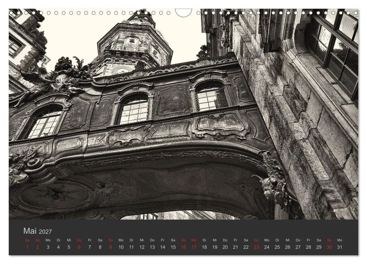 Bild: 9783594167083 | Dresden Schwarz Weiss 2027 (Wandkalender 2027 DIN A3 quer),...