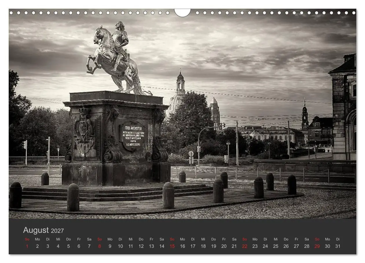 Bild: 9783594167083 | Dresden Schwarz Weiss 2027 (Wandkalender 2027 DIN A3 quer),...