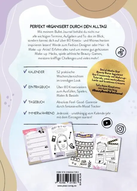 Rückseite: 9783966647083 | Mein Bullet Journal von Beauty Benzz | Beauty Benzz | Taschenbuch