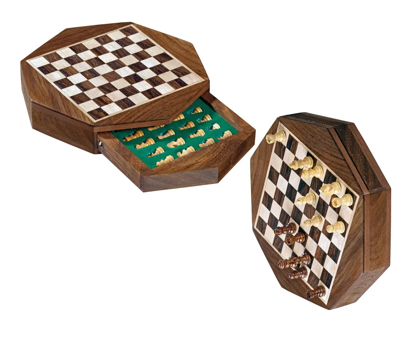 Cover: 4014156027183 | Philos 2718 - Schachkassette Octagon, Reise, mini, Feld 13 mm,...