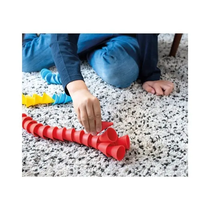 Bild: 3770012737283 | OPPI TOYS - Piks Stapelspielzeug Kegelset 48-teilig | Deutsch | 2025