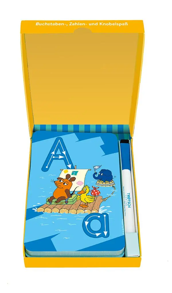 Bild: 4260500167283 | Trötsch Die Maus Lernkarten Schreib und wisch weg mit Stift | KG | Box