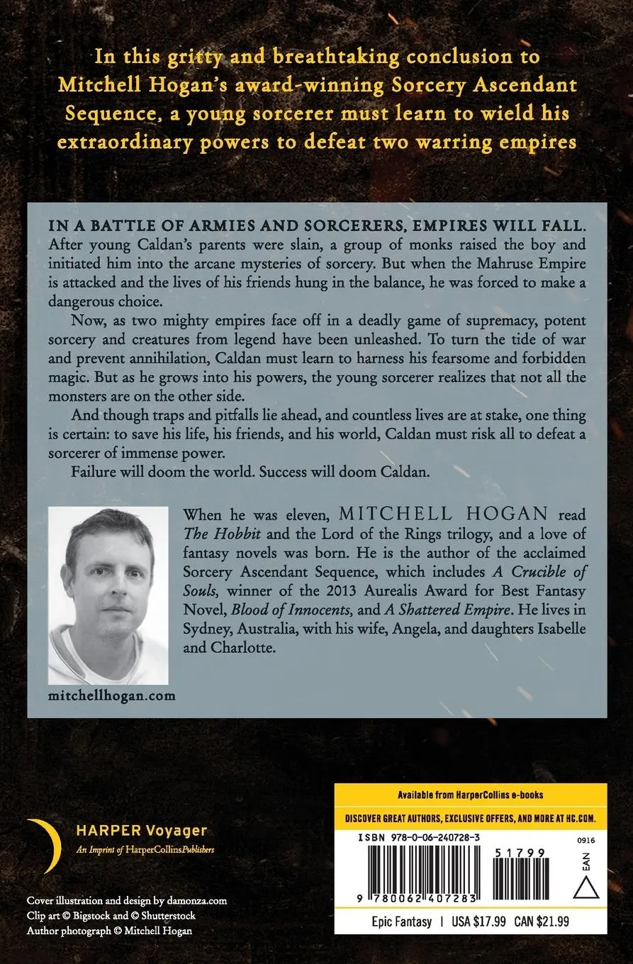 Rückseite: 9780062407283 | A Shattered Empire | Mitchell Hogan | Taschenbuch | Englisch | 2020