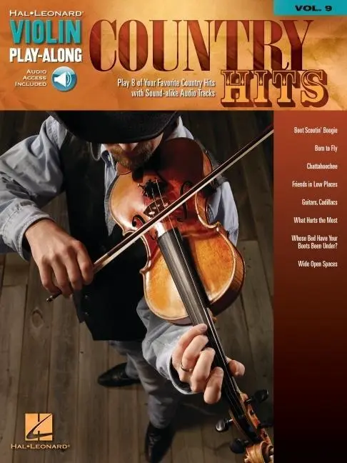 Cover: 9781423447283 | Violin Play-Along Volume 9 Country Hits - Book/Online Audio | Corp