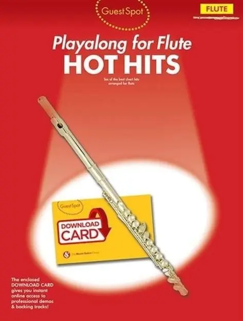 Cover: 9781783057283 | Guest Spot: Hot Hits | Hot Hits - Flute (Book/Audio Download) | Bundle