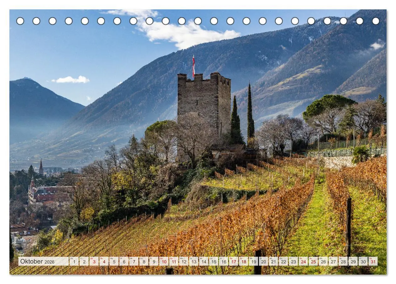 Bild: 9783457387283 | MAGISCHES SÜDTIROL (Tischkalender 2026 DIN A5 quer), CALVENDO...